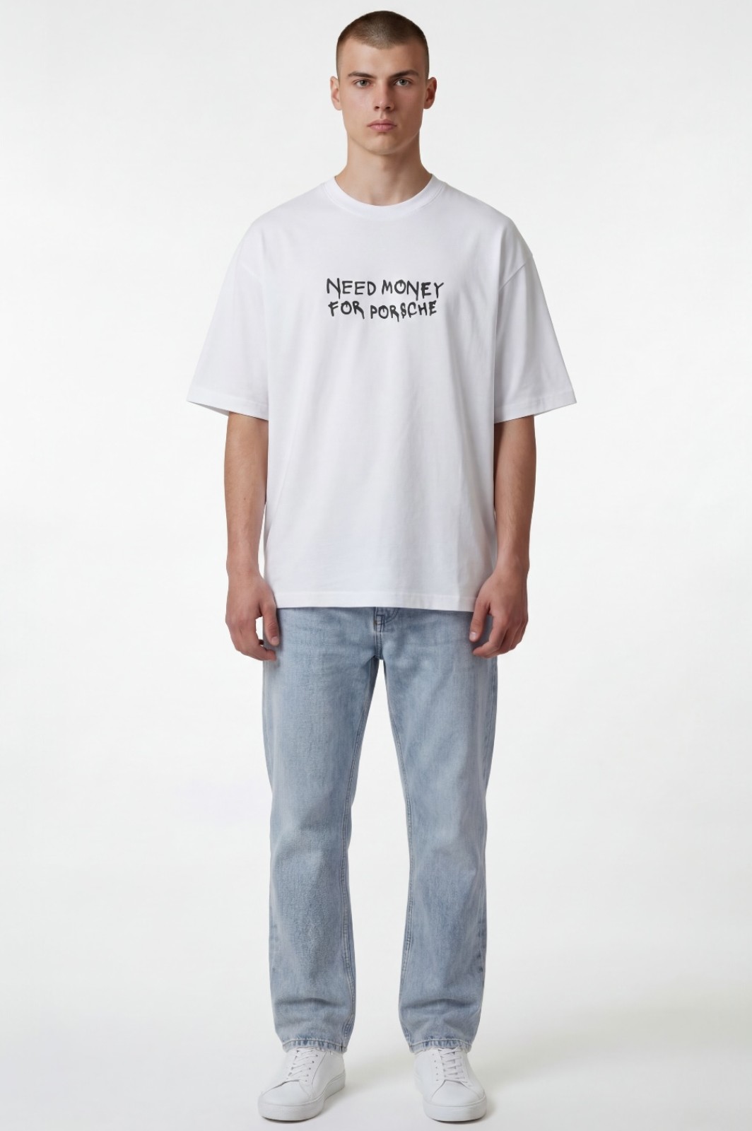 T-SHIRT NEED MONEY – ΛΕΥΚΟ – Ανδρικά