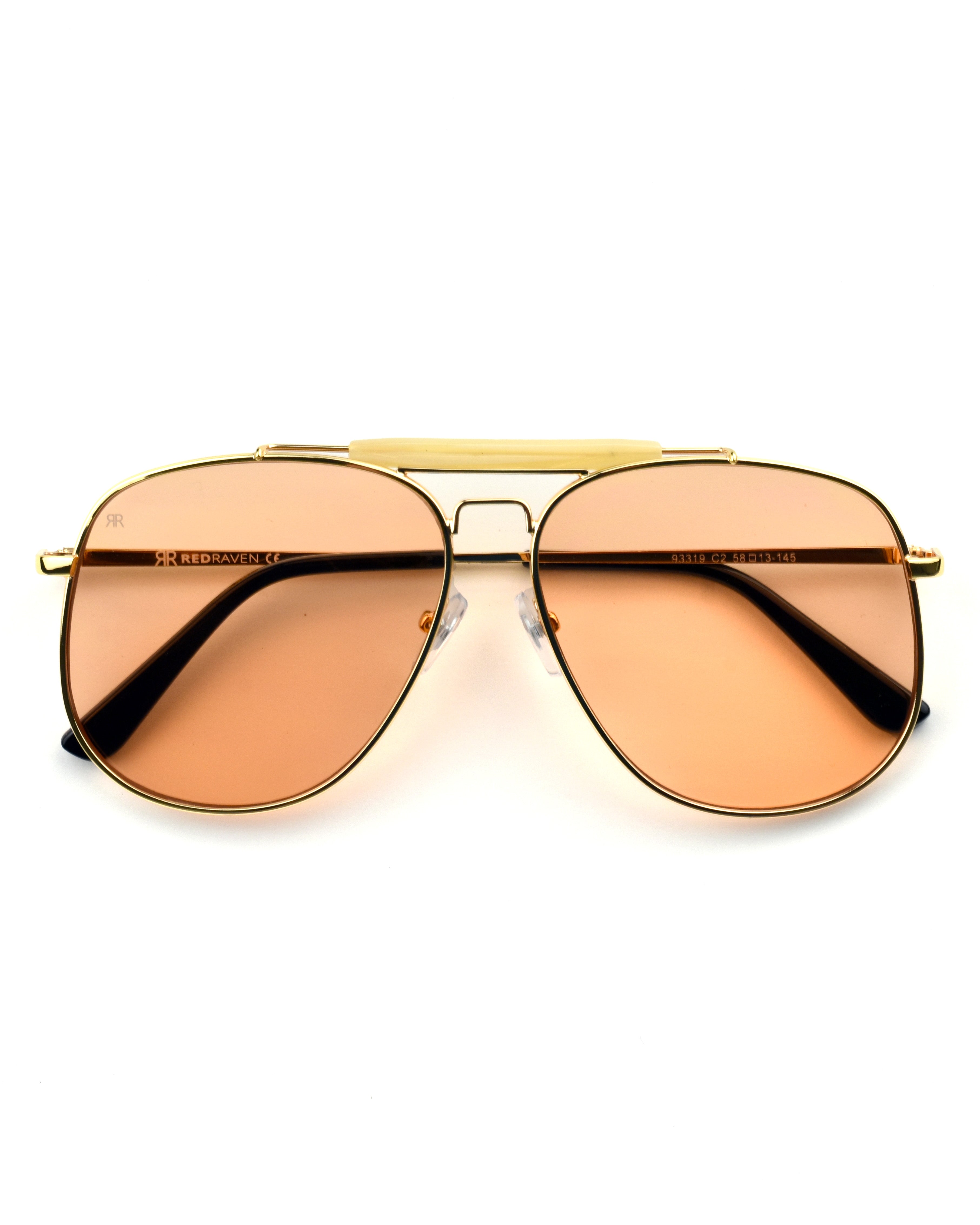 Γυαλιά Ηλίου Red Raven Spencer Oversized Light Orange